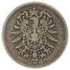 German Empire 1881F Mark VF-EF (VF30)
