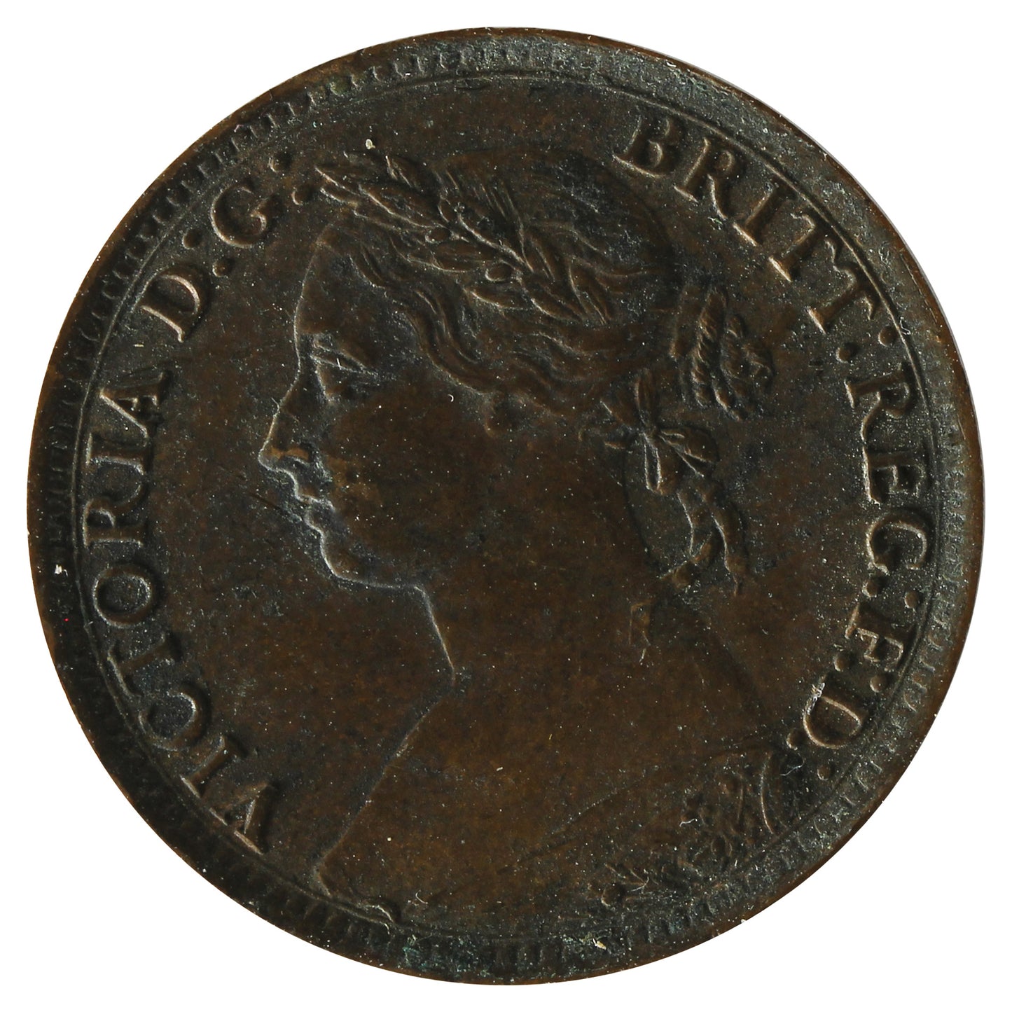 Great Britain 1887 Farthing Extra Fine (EF40)