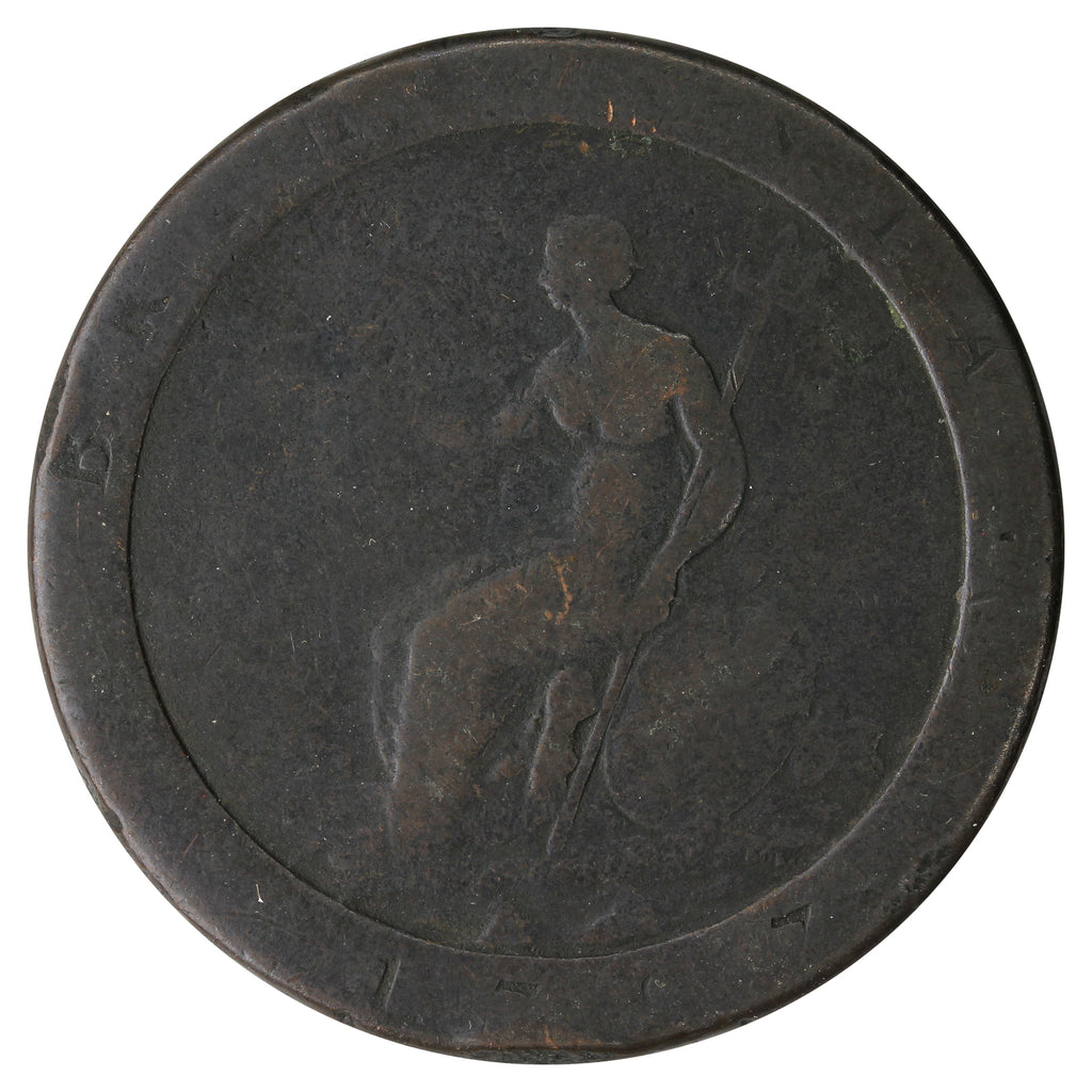 Great Britain 1797 George III Penny Very Good (VG8)