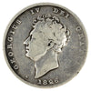 Great Britain 1826 George IV Shilling Fine (F12)