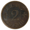 Iceland 1938 NGJ 2 Aurar Extra Fine (EF40)