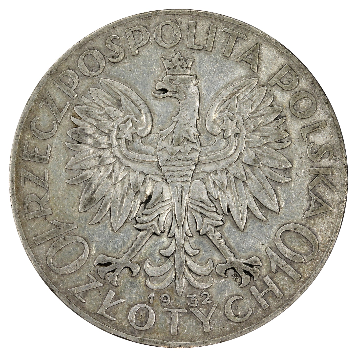 Poland 1932W 10 Zlotych Extra Fine (EF40)