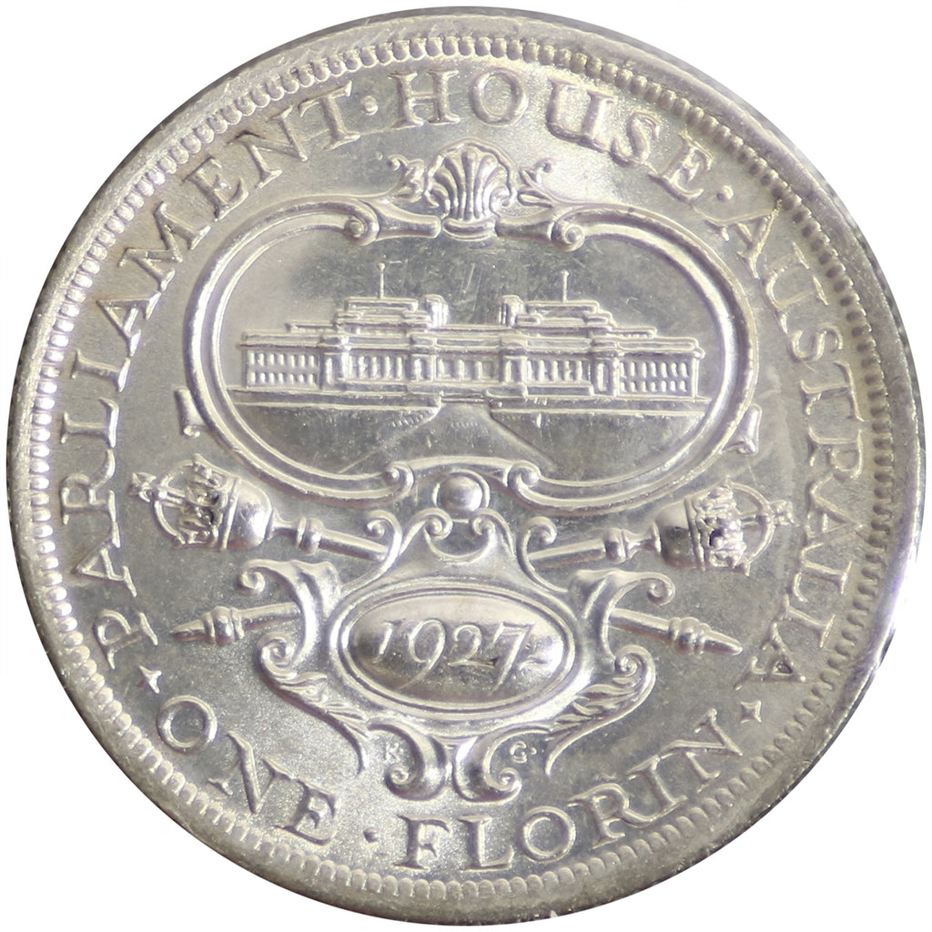 Australia 1927 Parliament House Florin AU-UNC (AU-55) $