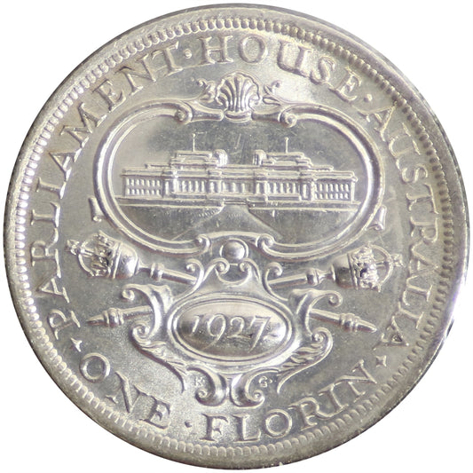 Australia 1927 Parliament House Florin AU-UNC (AU-55) $