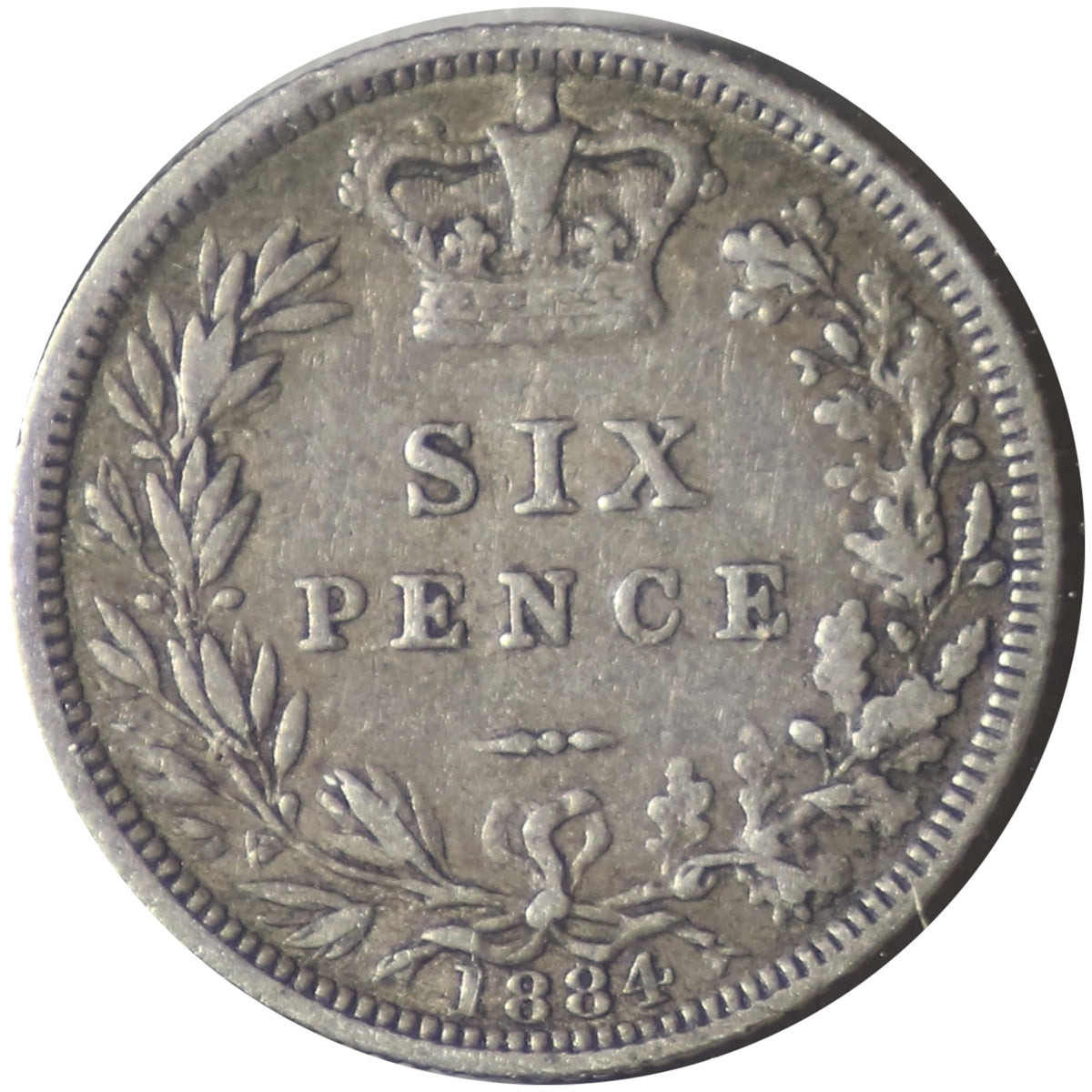 Great Britain 1884 6 Pence Very Fine (VF20)