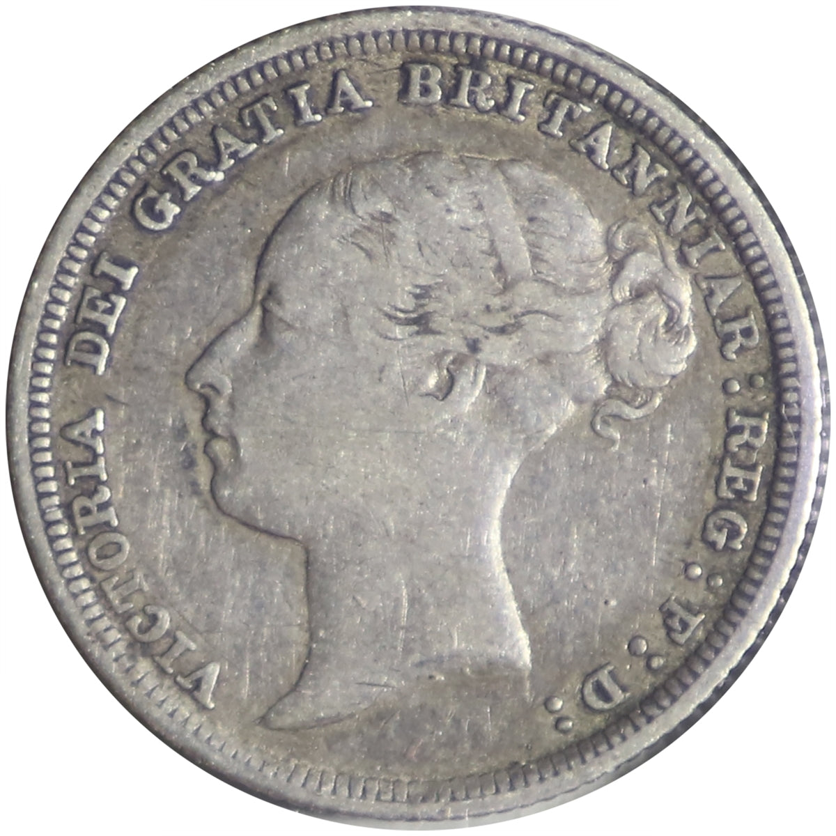 Great Britain 1884 6 Pence Very Fine (VF20)