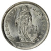 Switzerland 1964B 1/2 Franc Brilliant Uncirculated (MS63)