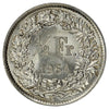 Switzerland 1964B 1/2 Franc Brilliant Uncirculated (MS63)