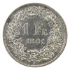 Switzerland 1861B Franc Extra Fine (EF40) $