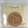 Great Britain 1937 Penny ICCS Certified MS65