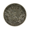 Belgium 1869 5 Francs Extra Fine (EF40) $ (L)