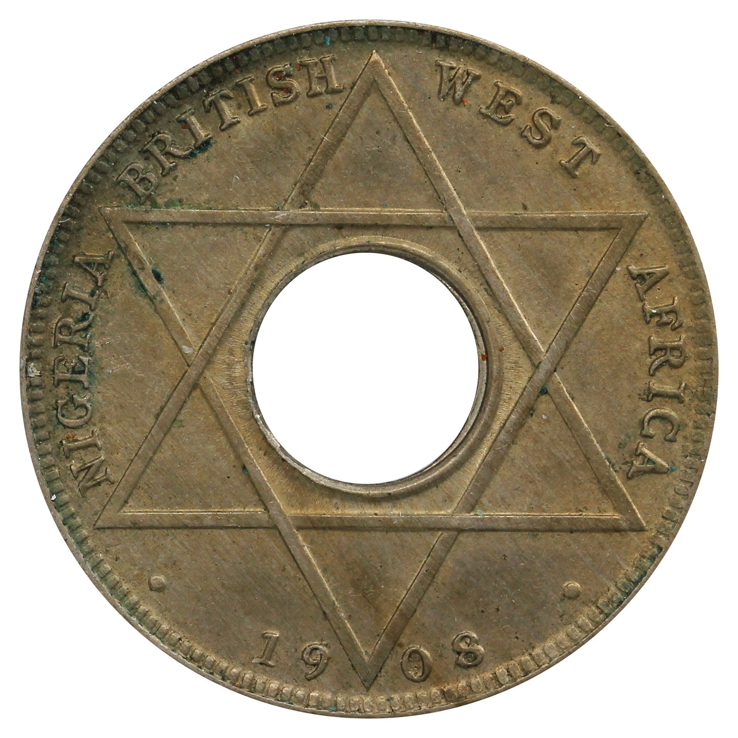 British West Africa 1908 Nigeria 1/10 Penny Uncirculated (MS60)