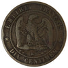 France 1864K 10 Centimes Very Fine (VF20)
