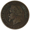 France 1864K 10 Centimes Very Fine (VF20)