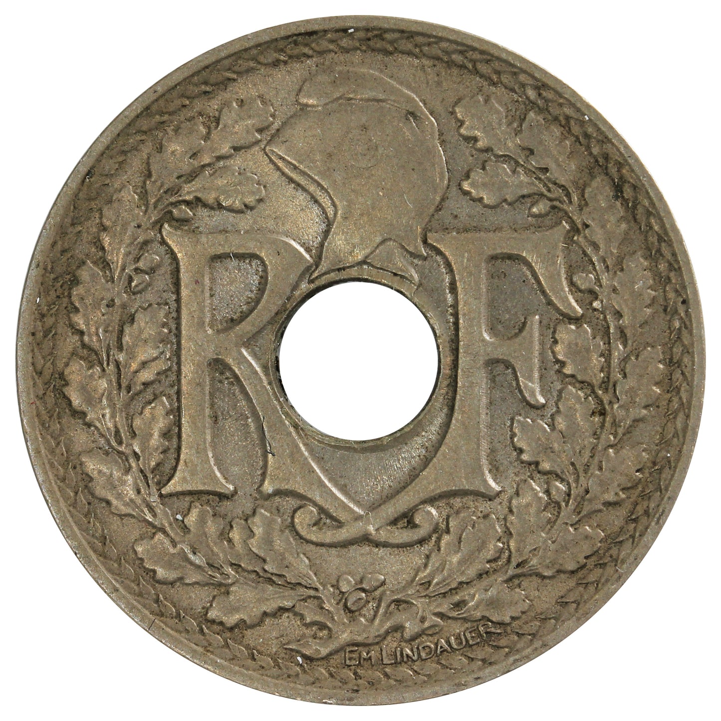 France 1917 25 Centimes Almost Uncirculated (AU50)