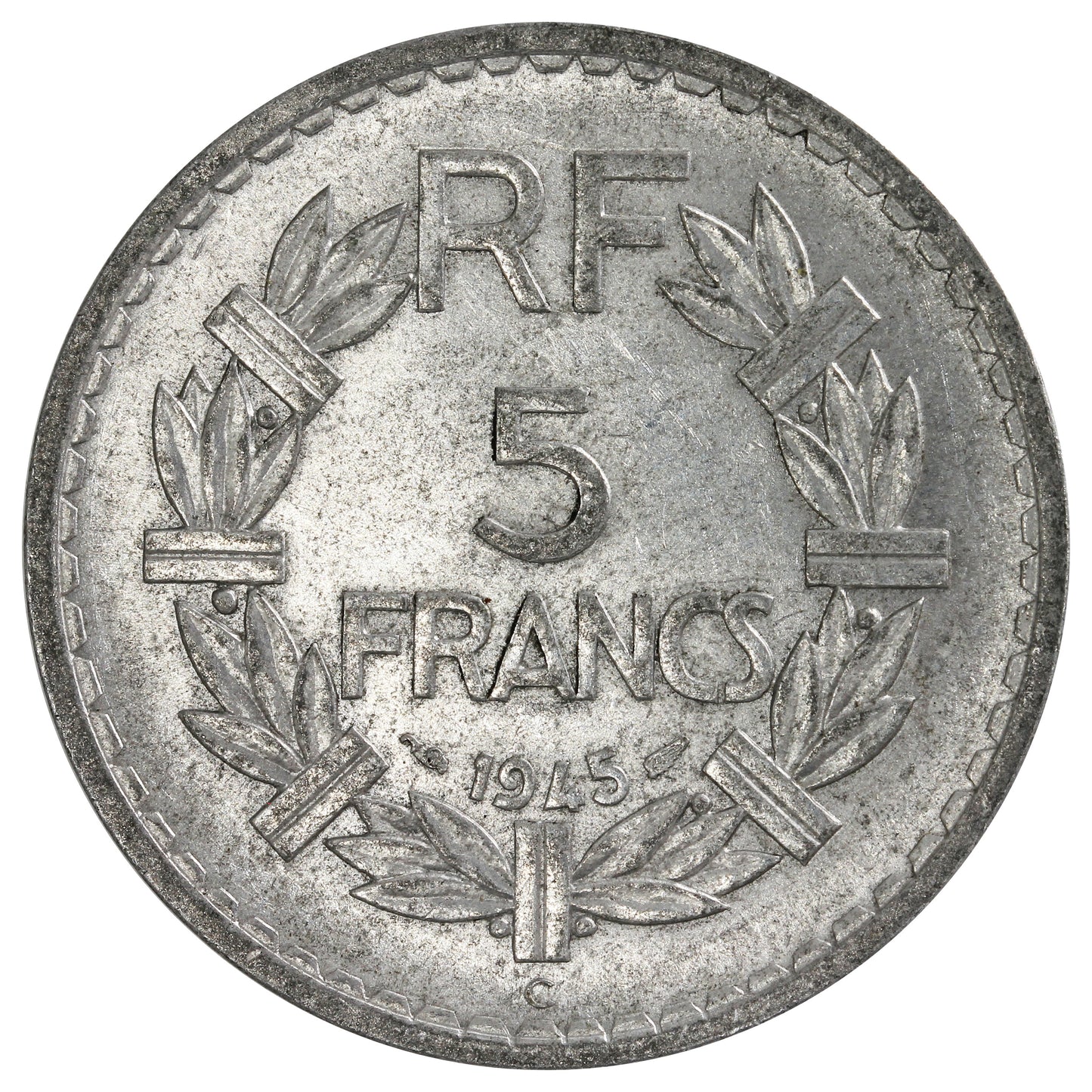 France 1945C 5 Francs Extra Fine (EF40)