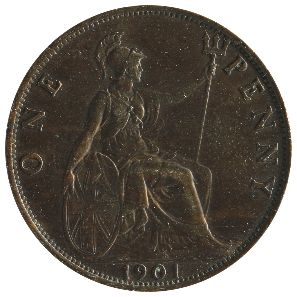 Great Britain 1901 Penny Extra Fine (EF40)