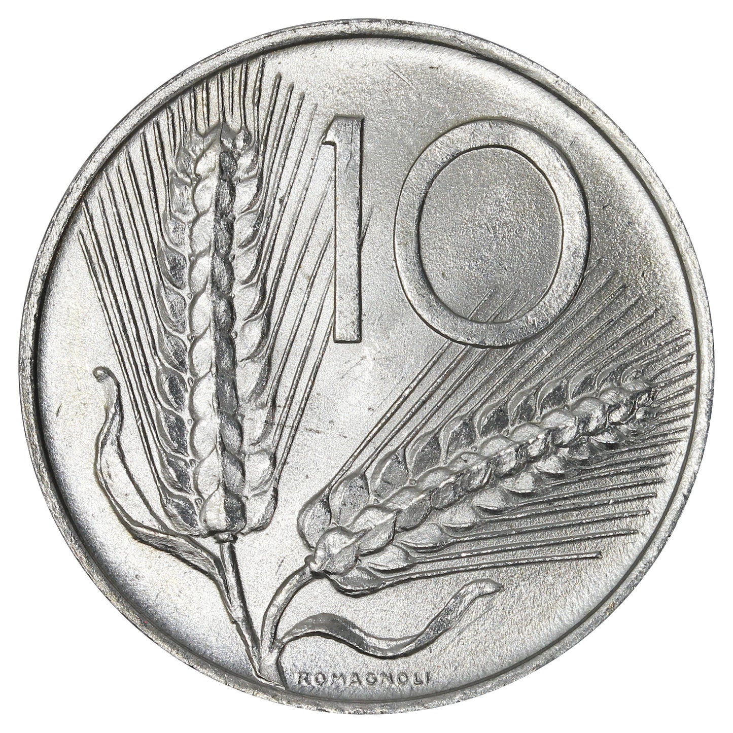 Italy 1951R 10 Lire Brilliant Uncirculated (MS63)