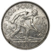 Luxembourg 1924 2 Francs Extra Fine (EF40)