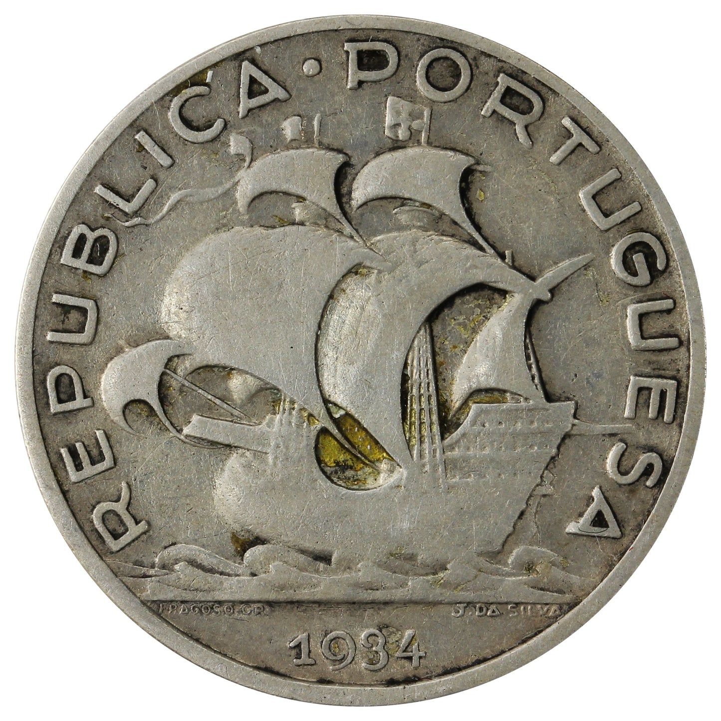 Portugal 1934 5 Escudos Very Fine (VF20)