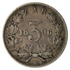 South Africa 1896 3 Pence VF-EF (VF30)