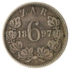 South Africa 1897 6 Pence Very Fine (VF20)