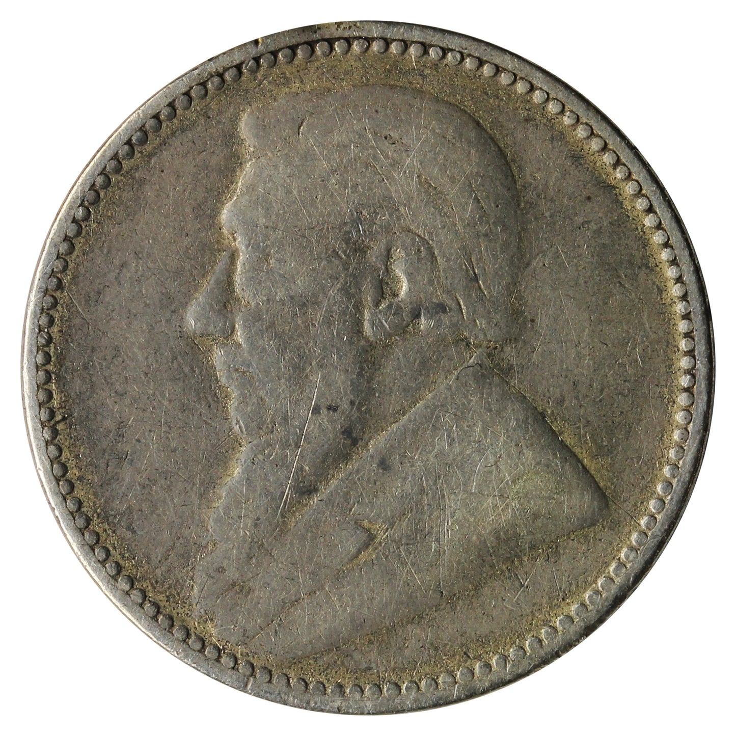 South Africa 1897 6 Pence F-VF (F15)