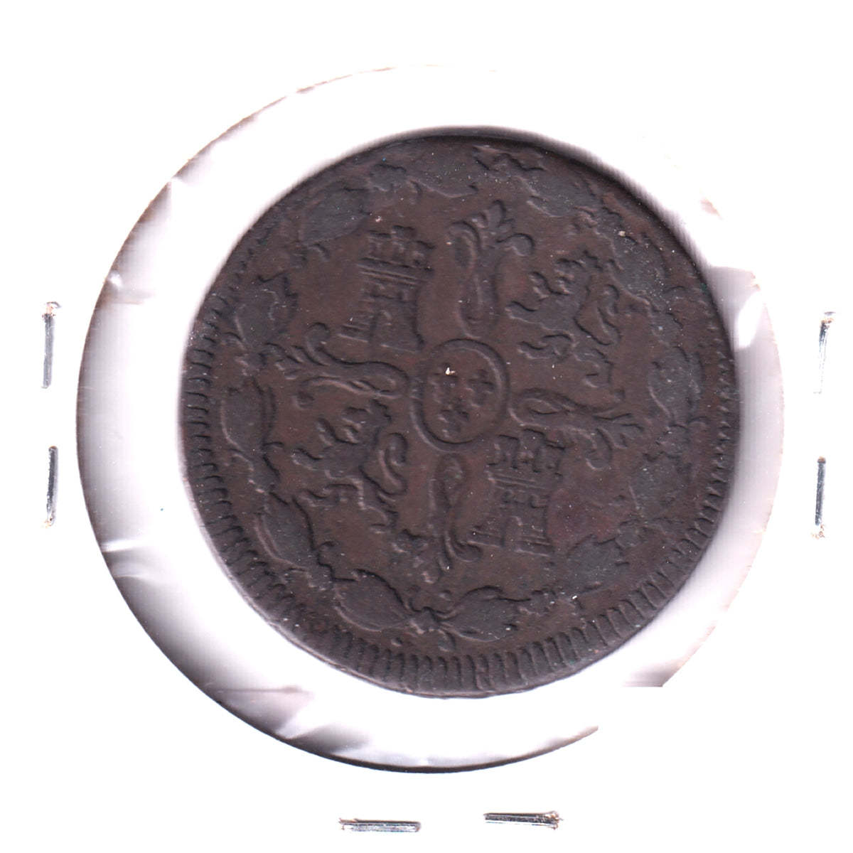 Spain 1820J 8 Maravedis VG-F (VG10)