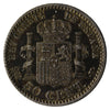 Spain 1900 OO-SM 50 Centimos Almost Uncirculated (AU50)