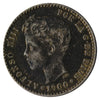 Spain 1900 OO-SM 50 Centimos Almost Uncirculated (AU50)