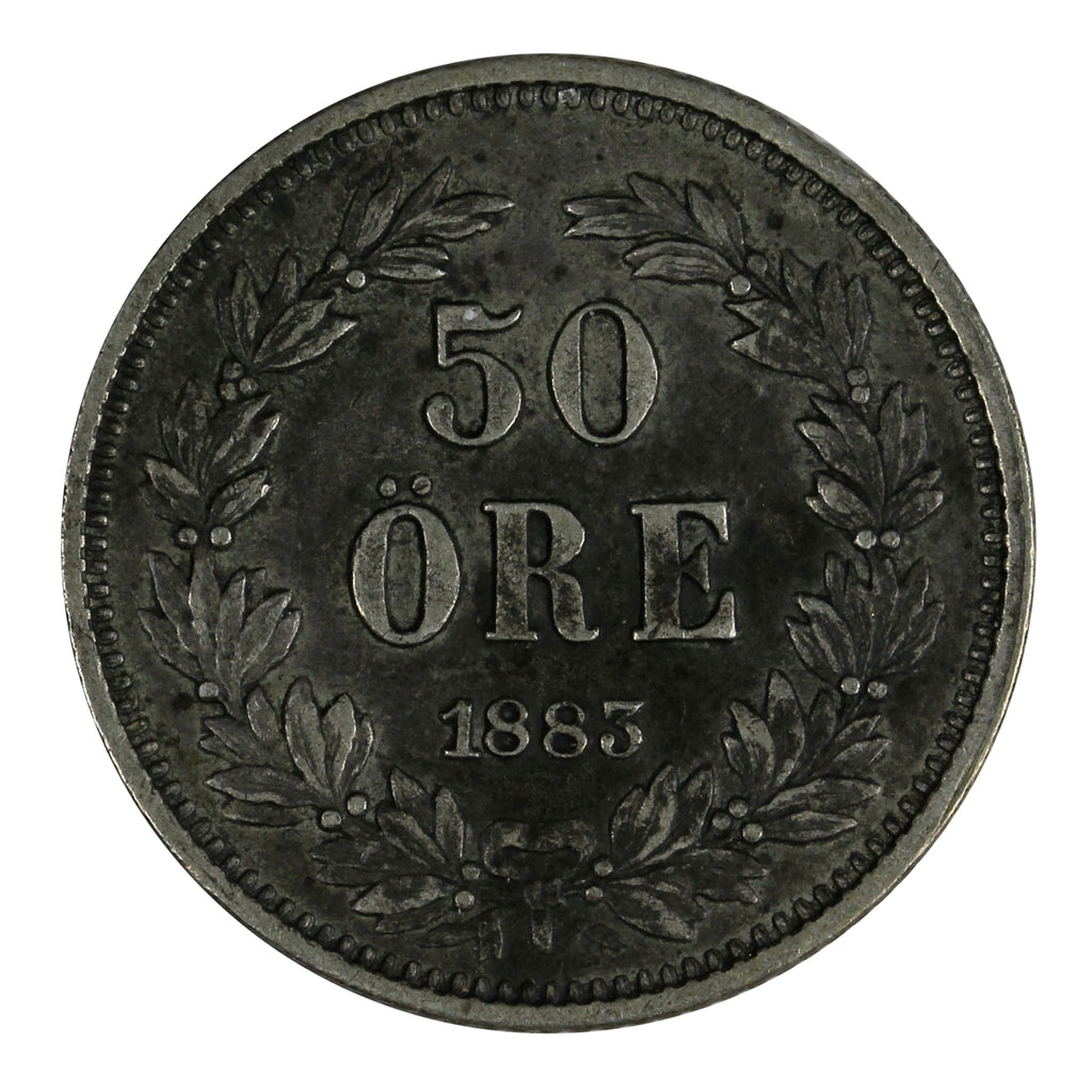 Sweden 1883EB 50 Oew EF-AU (EF45) $