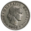 Switzerland 1909B 20 Rappen Almost Uncirculated (AU50)