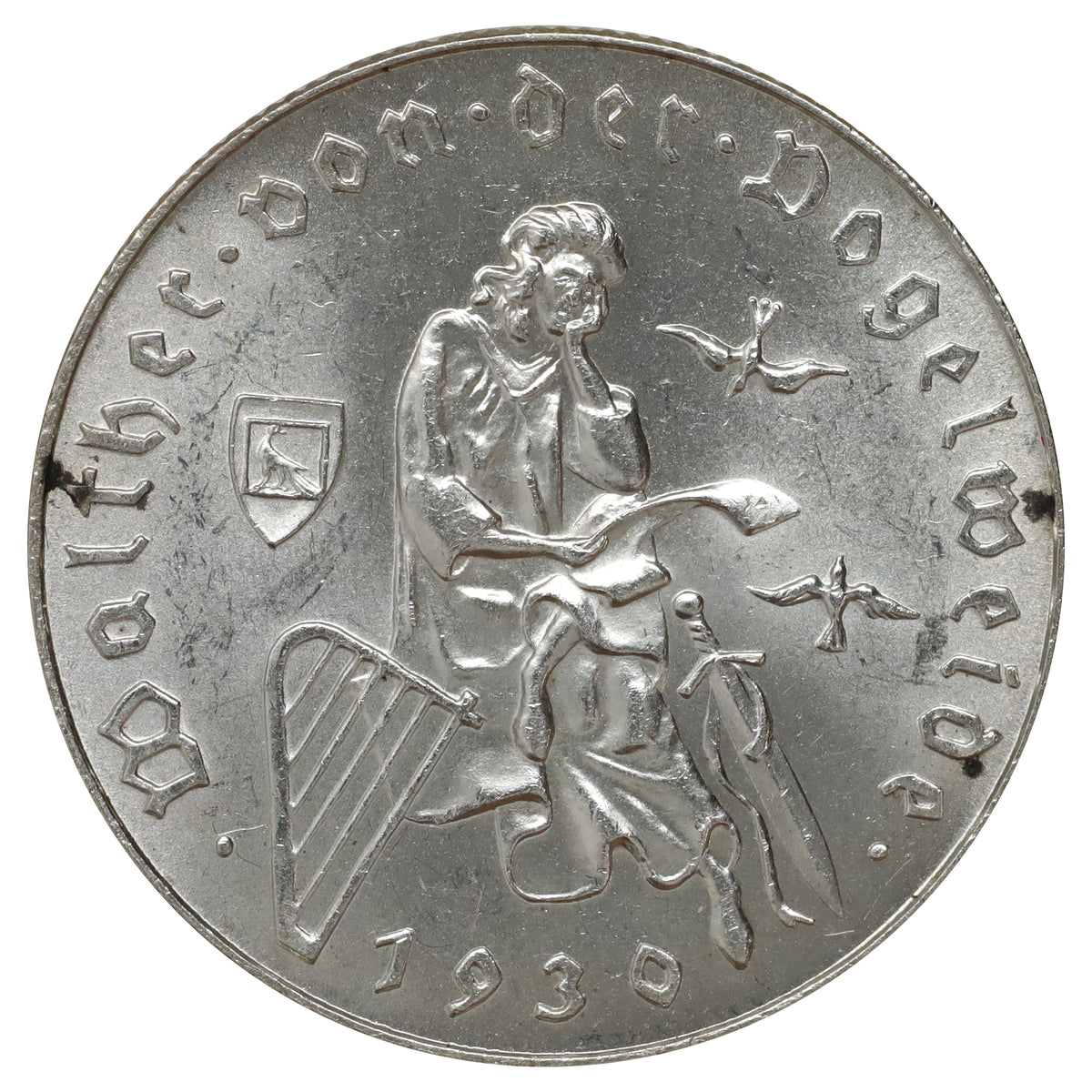 Austria 1930 2 Schillings Brilliant Uncirculated (MS63)