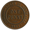 Australia 1933 Penny VF-EF (VF30)