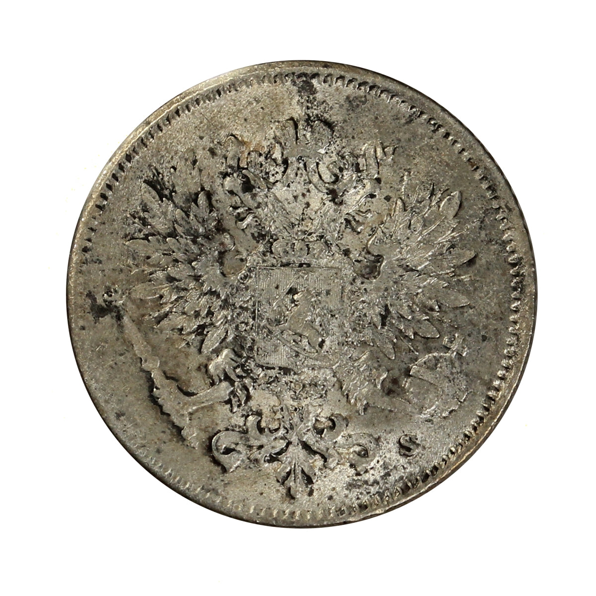 Finland 1917S 25 Pennia Brilliant Uncirculated (MS63)