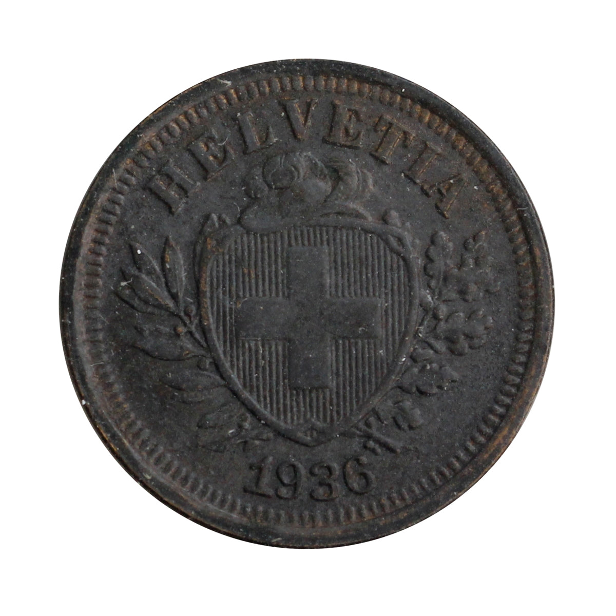 Switzerland 1936B Rappen Extra Fine (EF40)