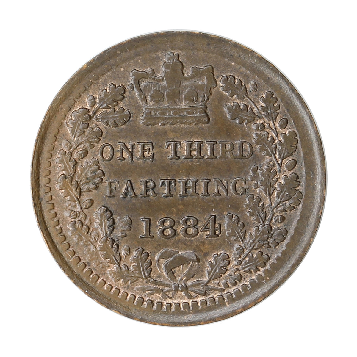 Great Britain 1884 1/3 Farthing Uncirculated (MS60) $