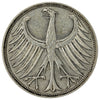 Germany 1957D 5 Marks Very Fine (VF20)
