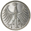 Germany 1967D 5 Marks Almost Uncirculated (AU50)