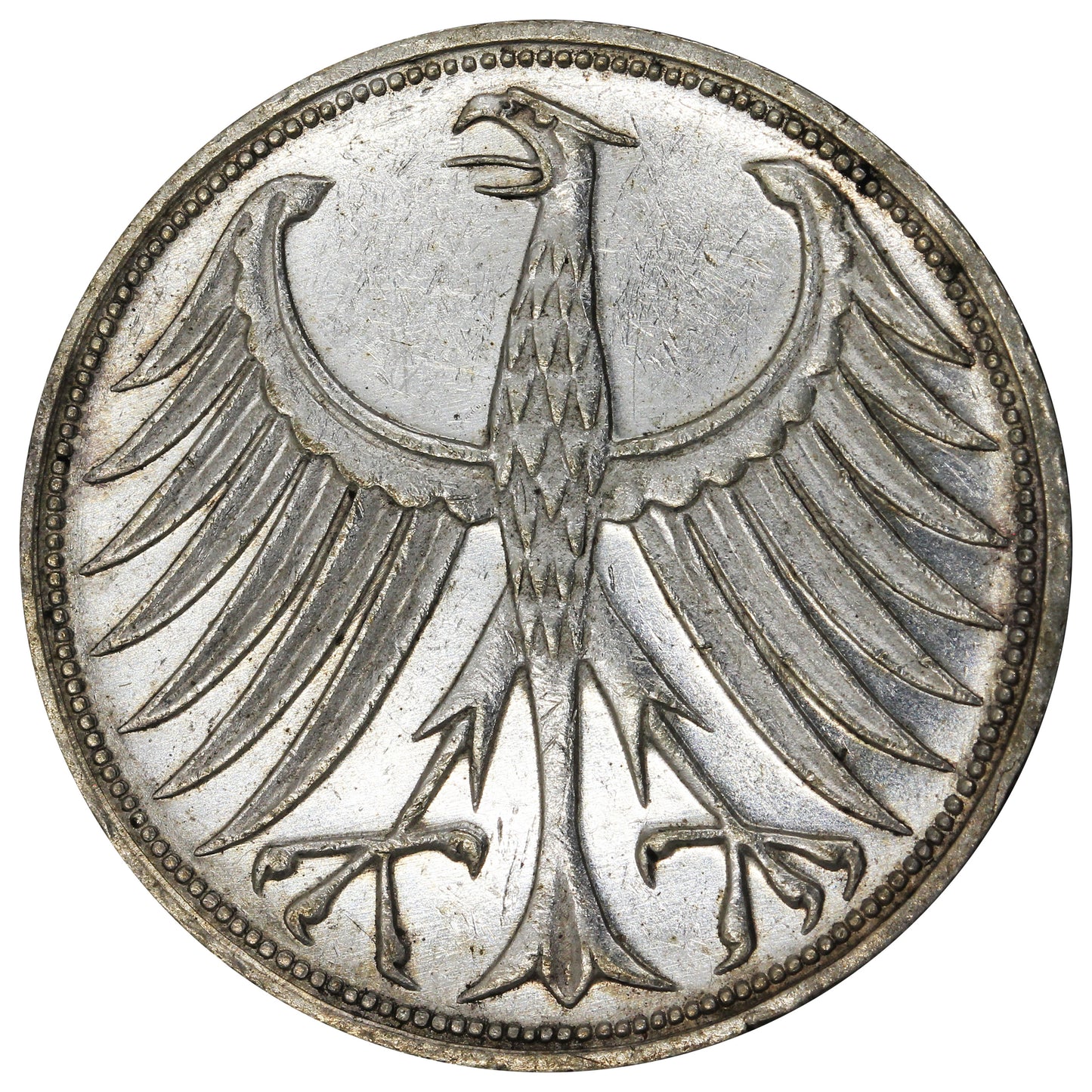 Germany 1967G 5 Marks Extra Fine (EF40)