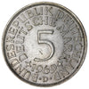 Germany 1969D 5 Marks Almost Uncirculated (AU50)