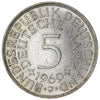 Germany 1969J 5 Marks Uncirculated (MS60)