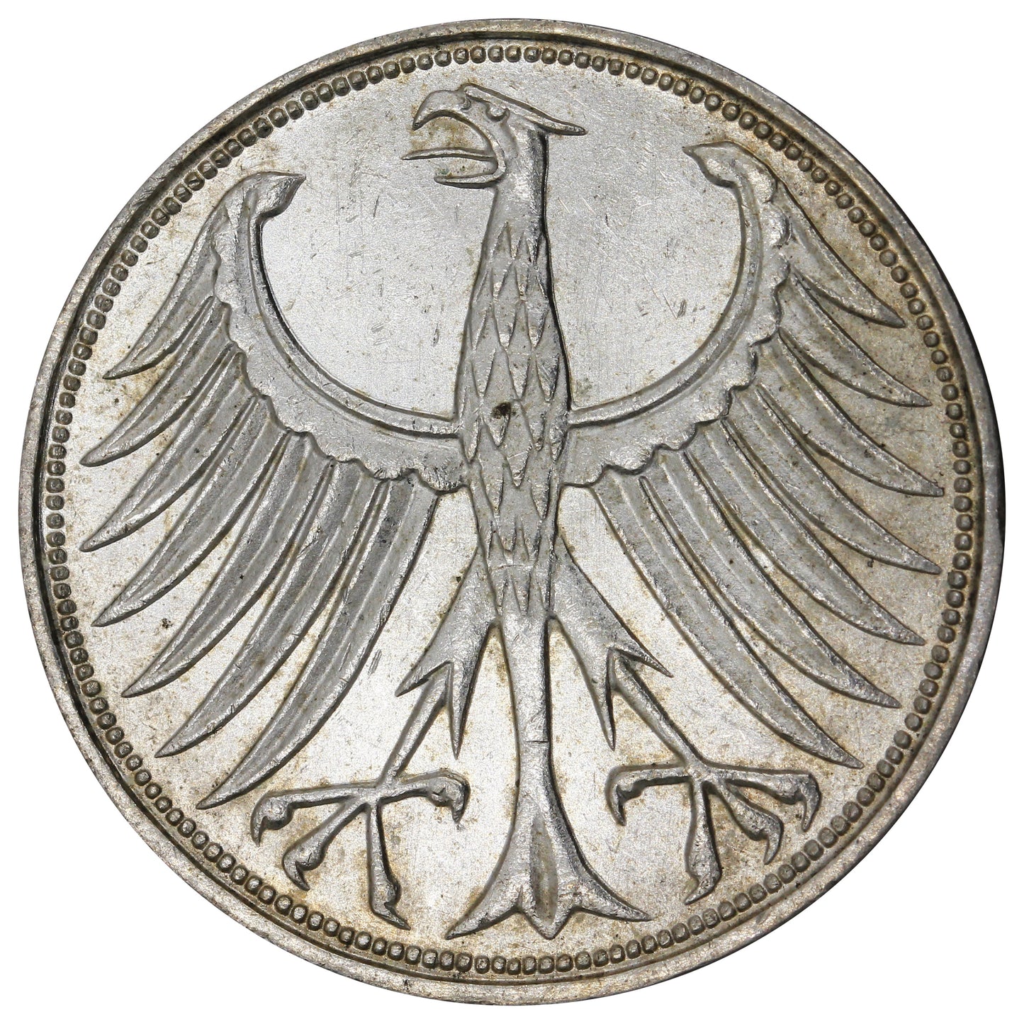 Germany 1969J 5 Marks Uncirculated (MS60)