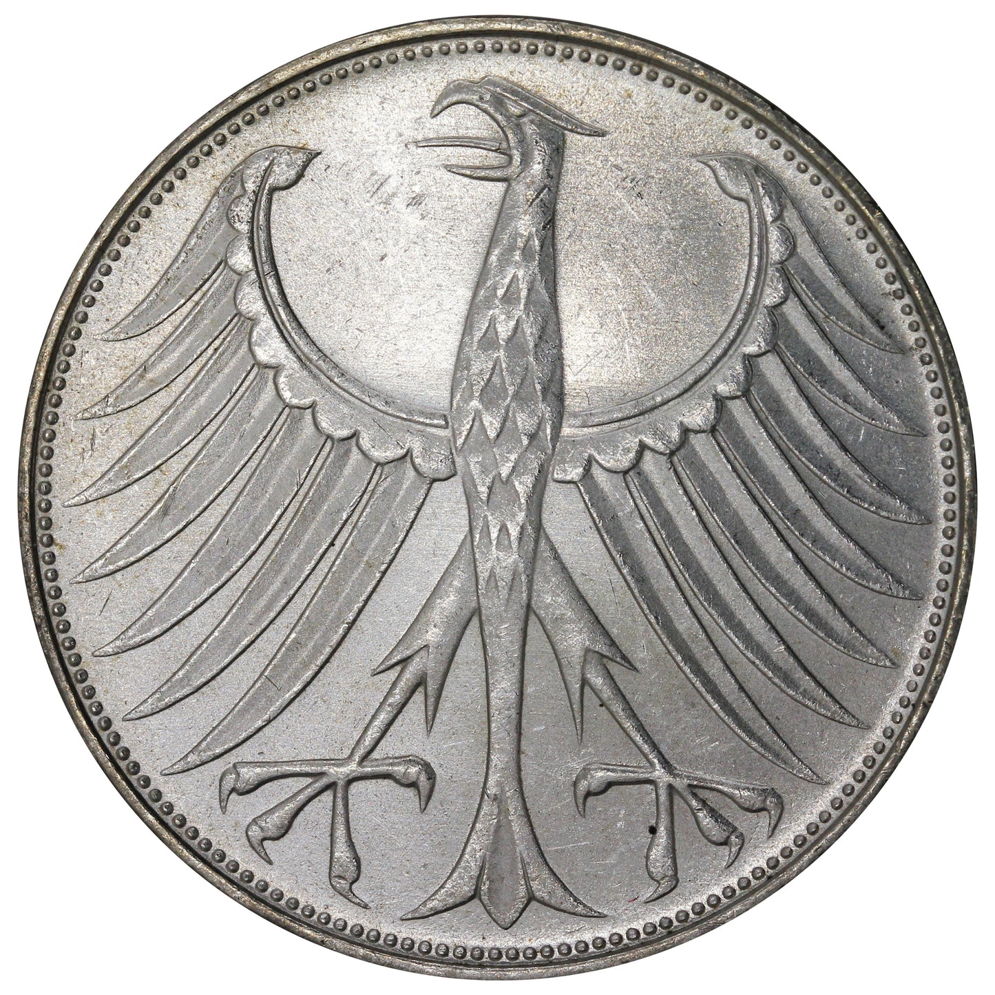 Germany 1973G 5 Marks Uncirculated (MS60)