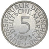 Germany 1973J 5 Marks Brilliant Uncirculated (MS63)