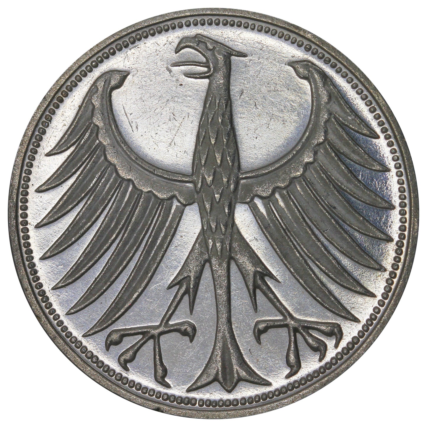 Germany 1974F 5 Marks Uncirculated (MS60)