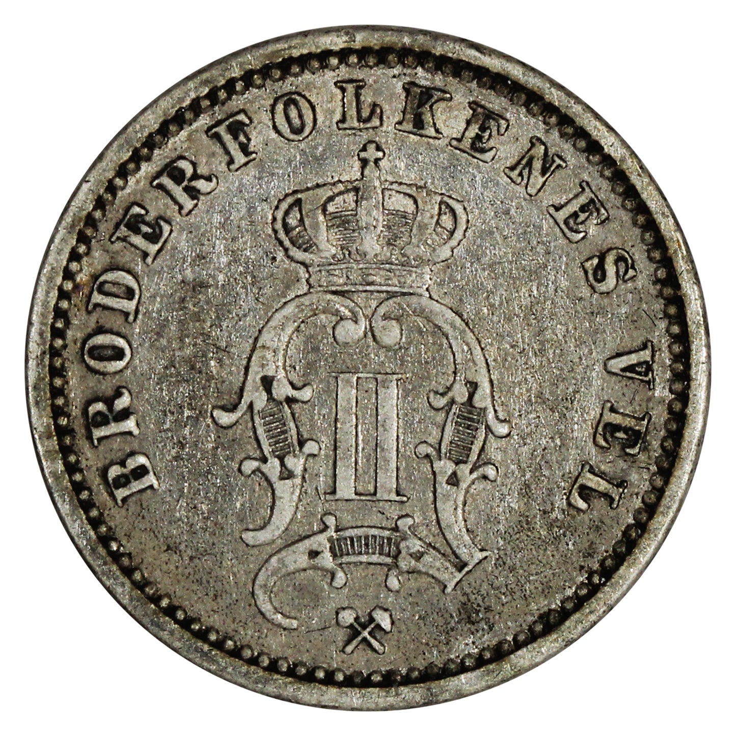 Norway 1883 10 Ore VF-EF (VF30)