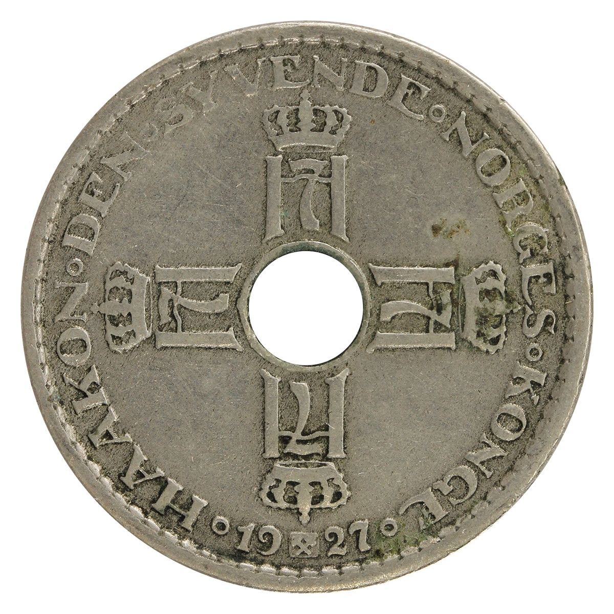 Norway 1927 Krone Very Fine (VF-20)