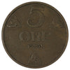Norway 1931 5 Ore VF-EF (VF-30)
