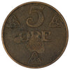 Norway 1935 5 Ore VF-EF (VF-30)